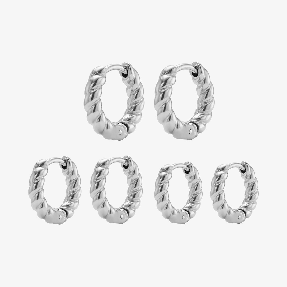 Served With a Twist 3 Piece Earring Set