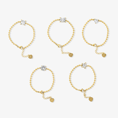 Dreamy Spark 5 Piece Beaded Bracelet Set