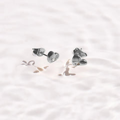 Crystal Heart Stud Earrings