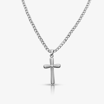 Pure and Simple Cross Necklace