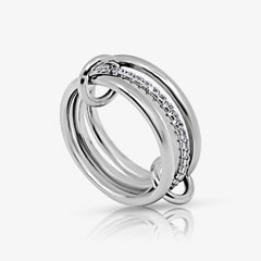 Stacked Linked Crystal Band Ring - EVRY JEWELS
