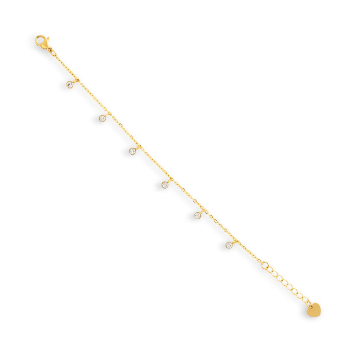 Dainty Crystal Drop Bracelet