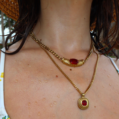 Radiant Rouge Necklace