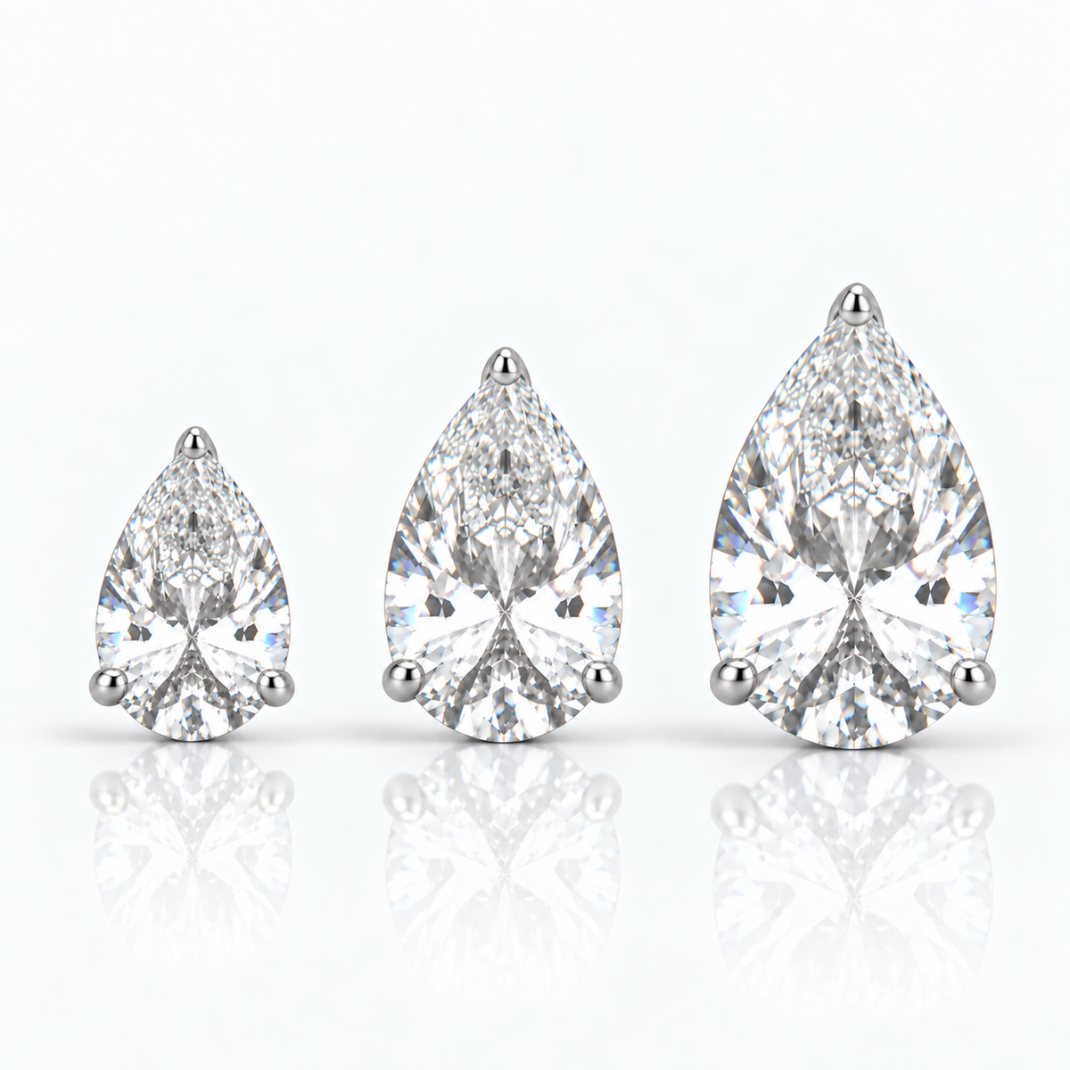 Calabasas Pear Cut Earrings