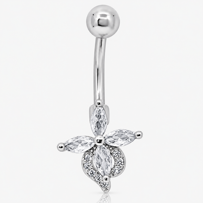 Petal Glow Belly Ring