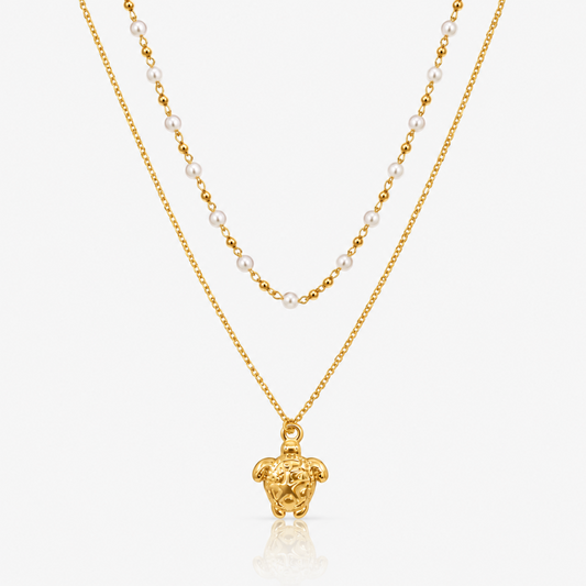 Lucky Turtle Layered Necklace