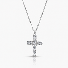 Heavenly Glow Cross Necklace