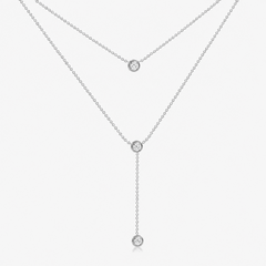 Dahlia Lariat Necklace