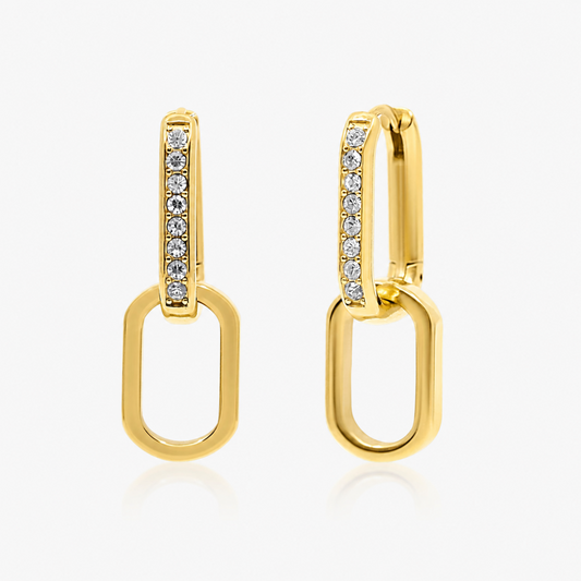 Chained Together Earrings - EVRY JEWELS