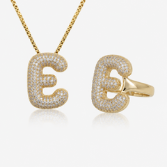 Adore Me Ring & Necklace 2 Piece Bundle