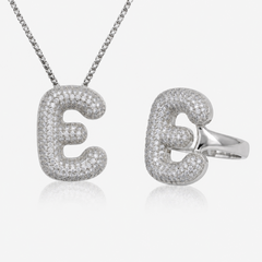 Adore Me Ring & Necklace 2 Piece Bundle