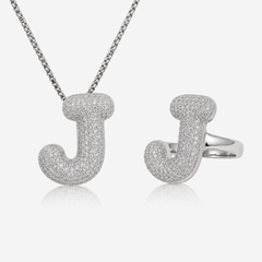 Adore Me Ring & Necklace 2 Piece Bundle