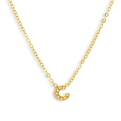 Crystal Initial Necklace