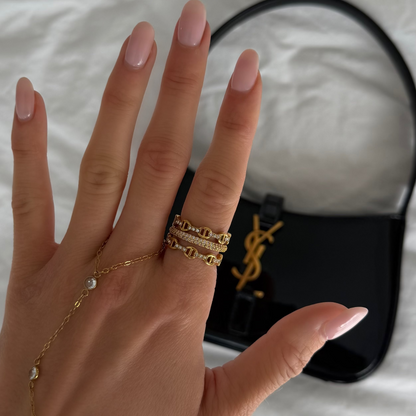Dolce Iconic Stacked Ring