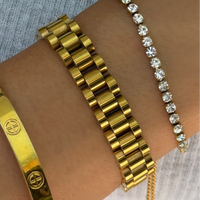 Waterproof - 18K Real Gold Plating