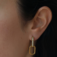 Chained Together Earrings - EVRY JEWELS