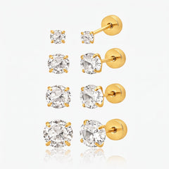Babydoll Flat Back Stud Earrings