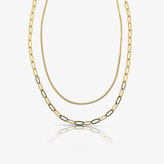 Perfect Pair Double Layered Necklace