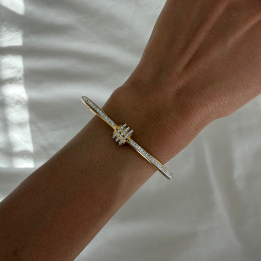 Twisty Bling Bangle