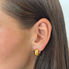 Chunky Mini Hoop Earrings