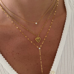 Falling Star Lariat Necklace