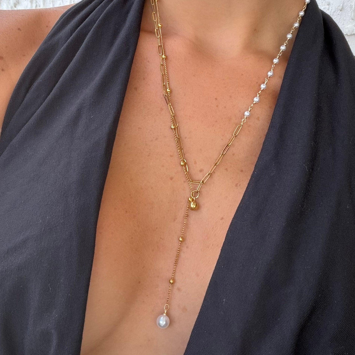 Sweet Glow Lariat Necklace