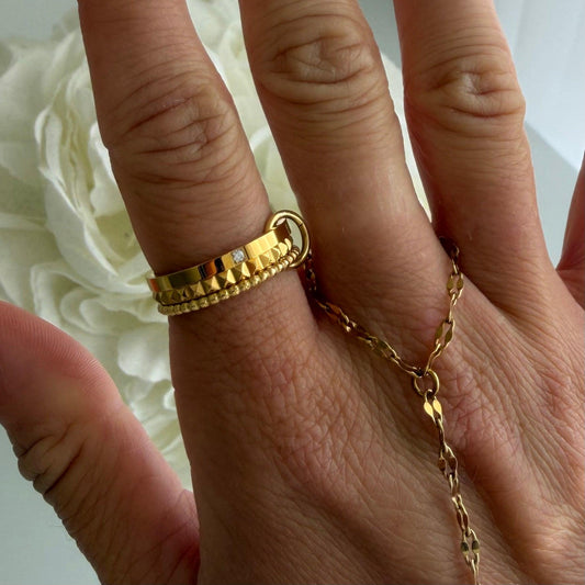 She's a Diva Stacked Ring