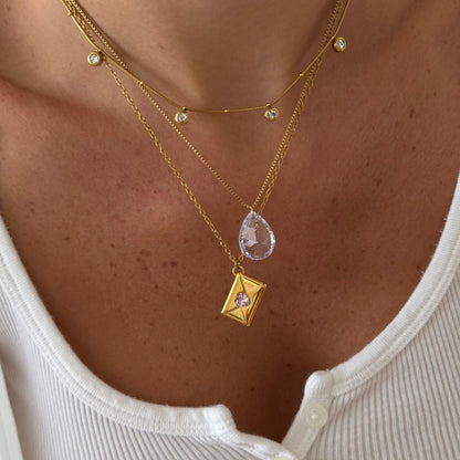 Shine Drop Necklace