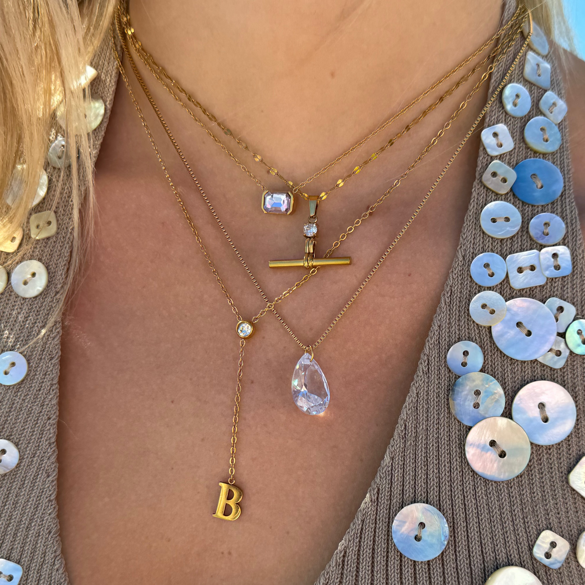 Shine Drop Necklace
