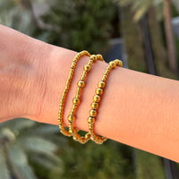 Waterproof - 18K Real Gold Plating