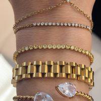 Waterproof - 18K Real Gold Plating