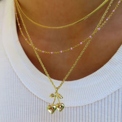 Cherry Bomb Necklace