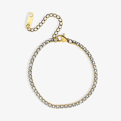 High-Shine Tennis Bracelet