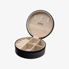 Mini Round Travel Jewelry Case