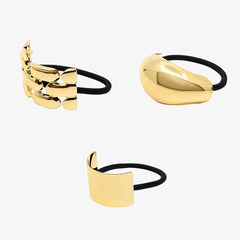 It Girl 3-Pack Hair Elastic Bundle - EVRY JEWELS