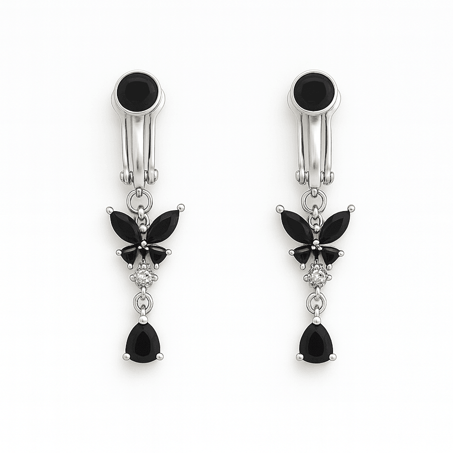 Butterfly Kiss Clip-On Earrings
