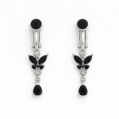 Butterfly Kiss Clip-On Earrings