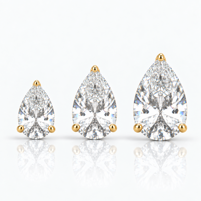 Calabasas Pear Cut Earrings