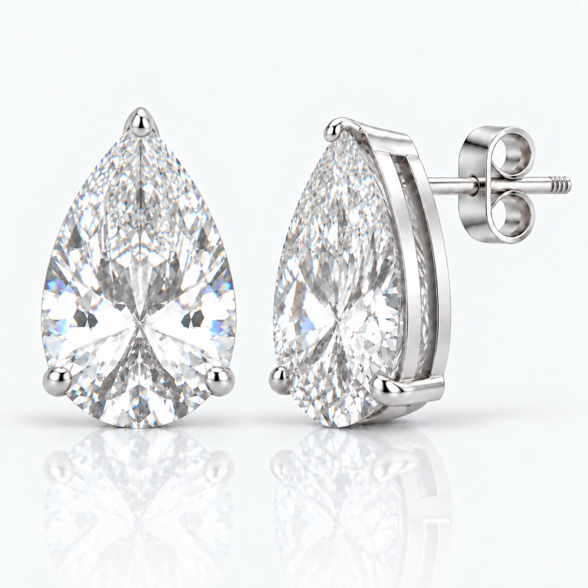 Calabasas Pear Cut Earrings