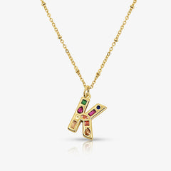 Bright Babe Initial Necklace