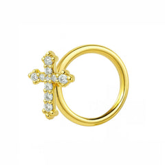 Cross Babe Nose Ring