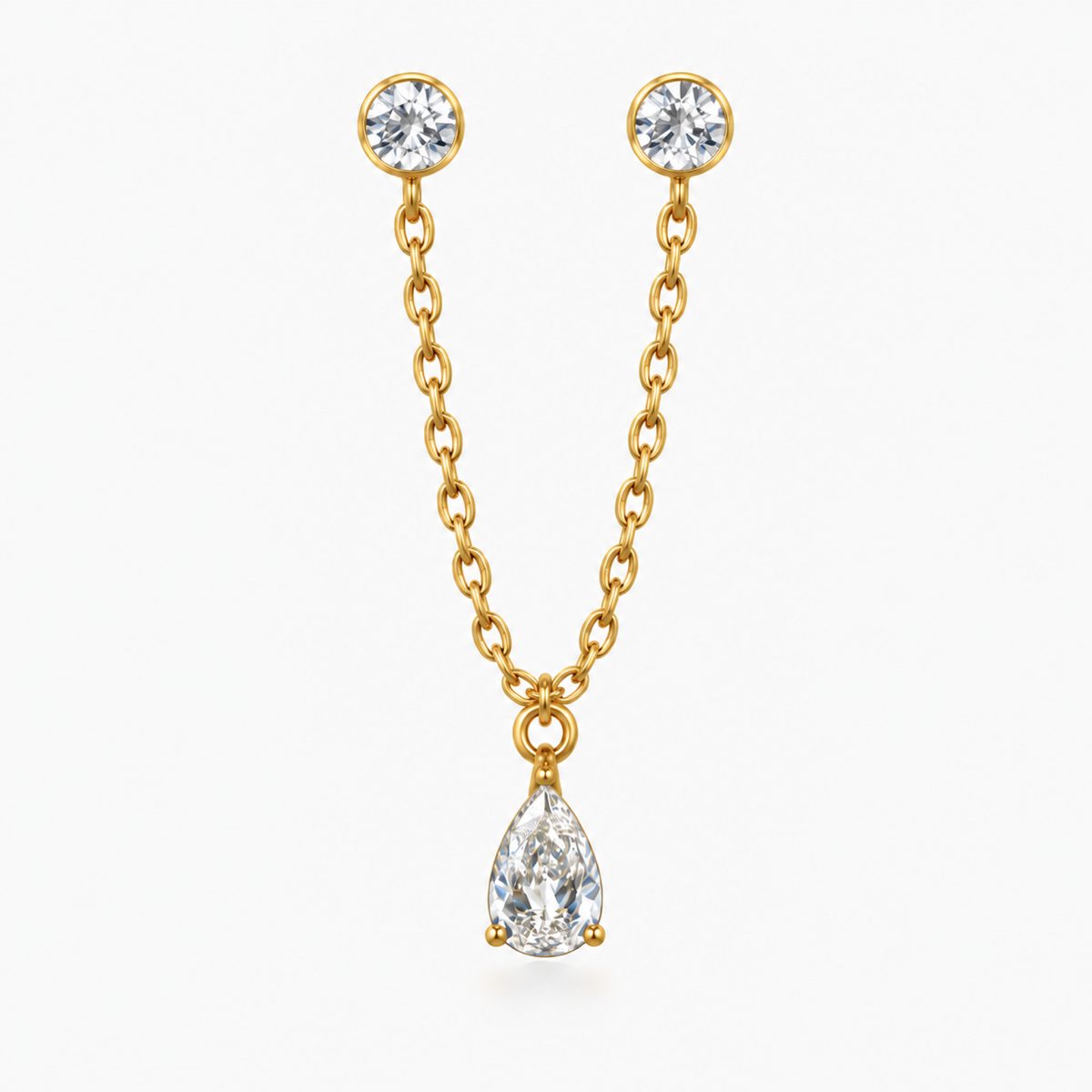 Glow Drop Stud Earring