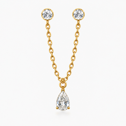 Glow Drop Stud Earring