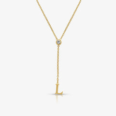 Love Letter Lariat Necklace
