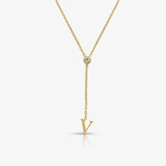 Love Letter Lariat Necklace