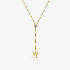 Love Letter Lariat Necklace
