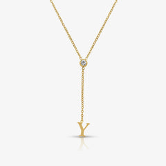 Love Letter Lariat Necklace