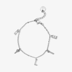 Custom/Personalized Letter Charm Bracelet