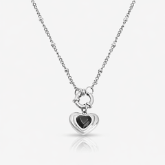 Midnight Heart Necklace