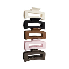 Muted Muse Claw Clips - 15-Pack - EVRY JEWELS